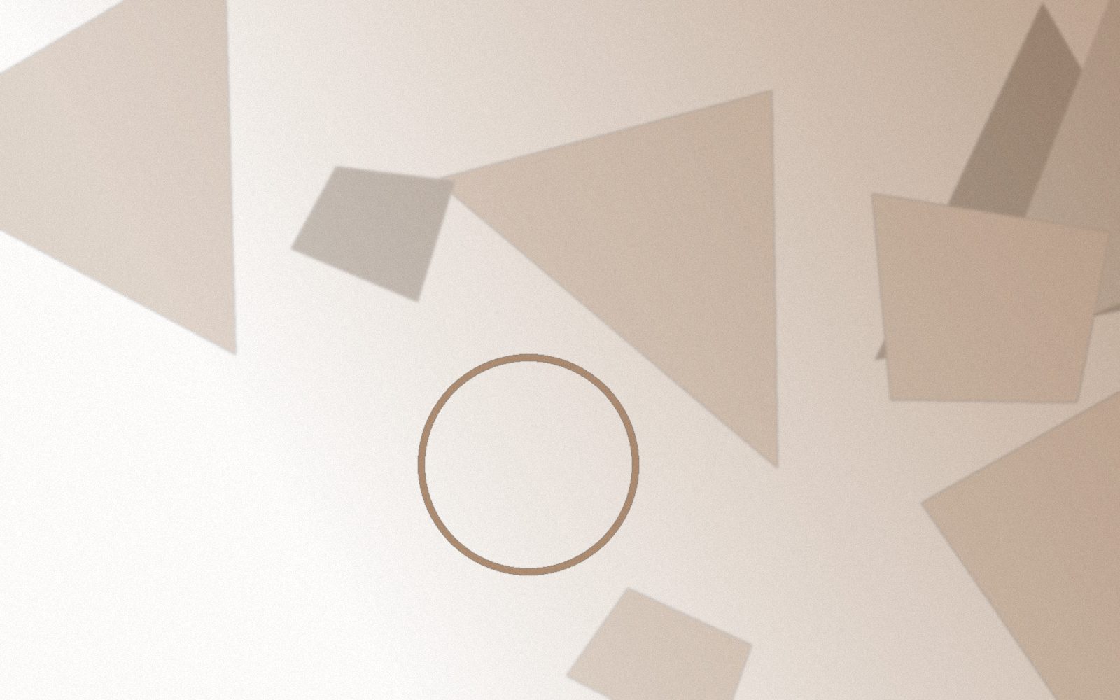 Abstract brand-toned composition representing a systems implementation project