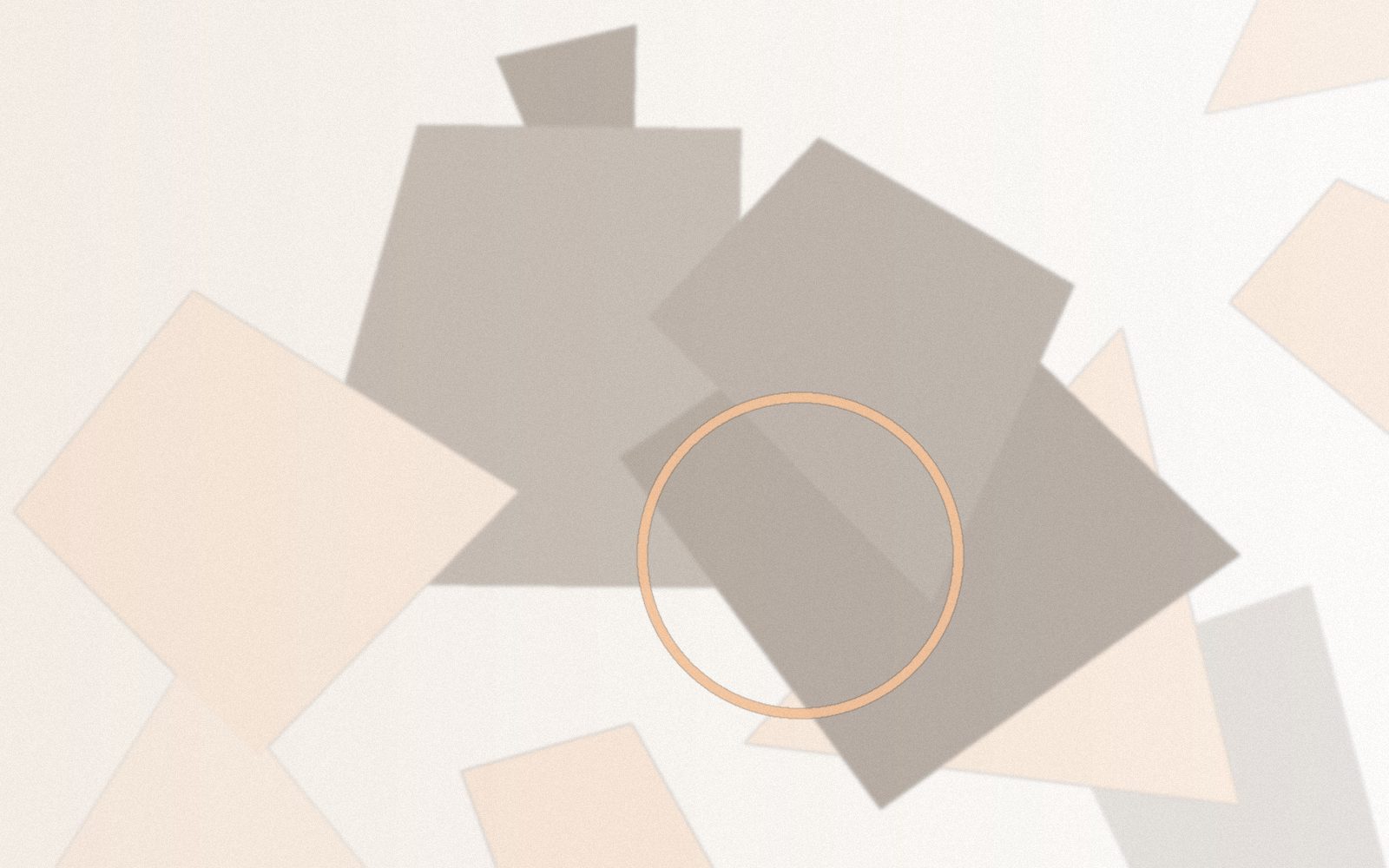 Structured brand-toned abstract composition representing the Lantern Field Co services process